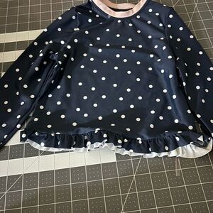 H&M Dark Blue Polka Dot Kids Swimwear